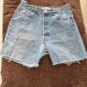 EB Denim Reconstructed Levis Shorts